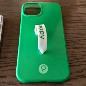 Loopy Case Green Phone Case with White Loop